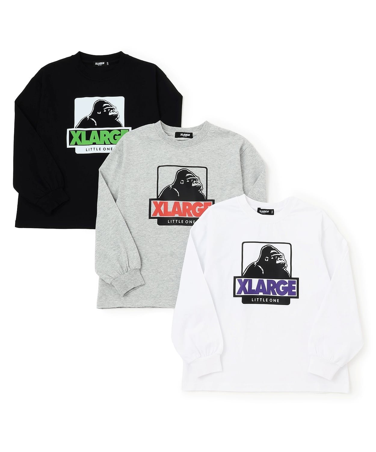 Футболка с длинным рукавом OG XLARGE KIDS, Top Gray — фото 3