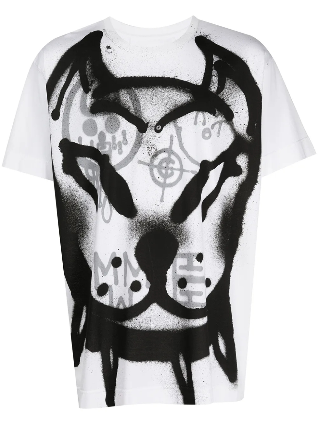 

Футболка с принтом граффити Givenchy, белый