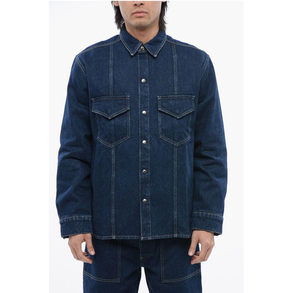 

Куртка TRISTO из практичного денима Nanushka, Blue