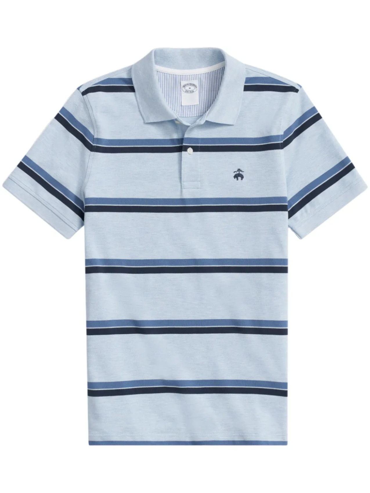 

Рубашка поло в полоску Brooks Brothers, синий