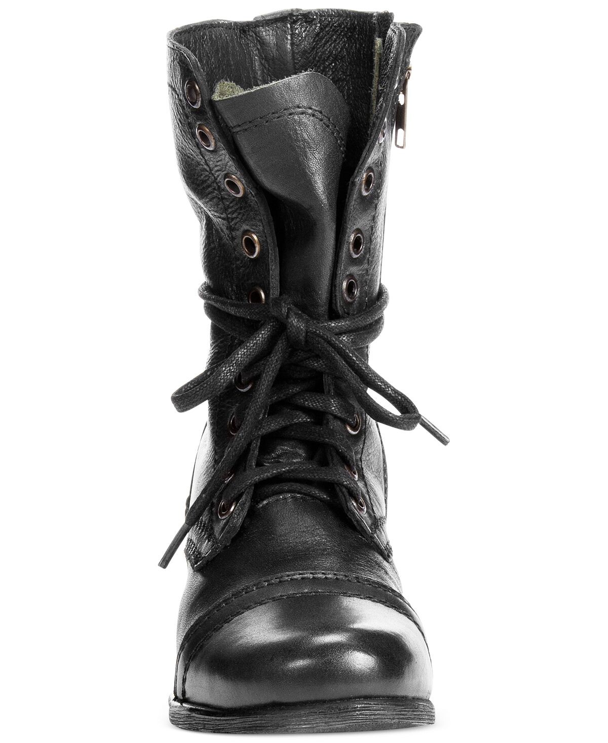 Женские ботинки Steve Madden Troopa на шнуровке, черный — фото 4
