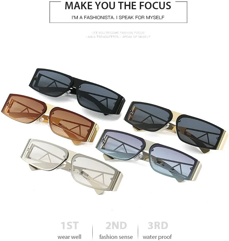 

Солнцезащитные очки bullabulling Fashion 2000SY2K для женщин и мужчин, модные женские солнцезащитные очки в металлической оправе с защитой от УФ-излучения UV400, C3