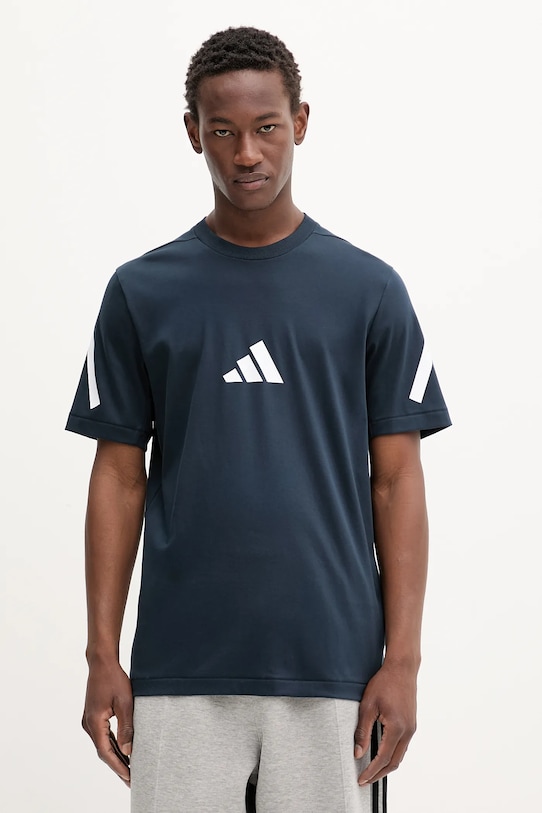 

Хлопковая футболка x Z.N.E Adidas, темно-синий