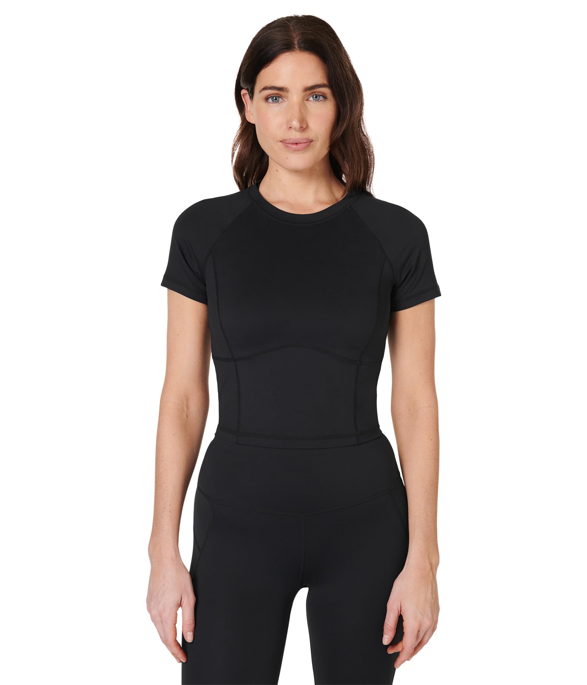 

Футболка Sweaty Betty All Day Cropped T-shirt, черный