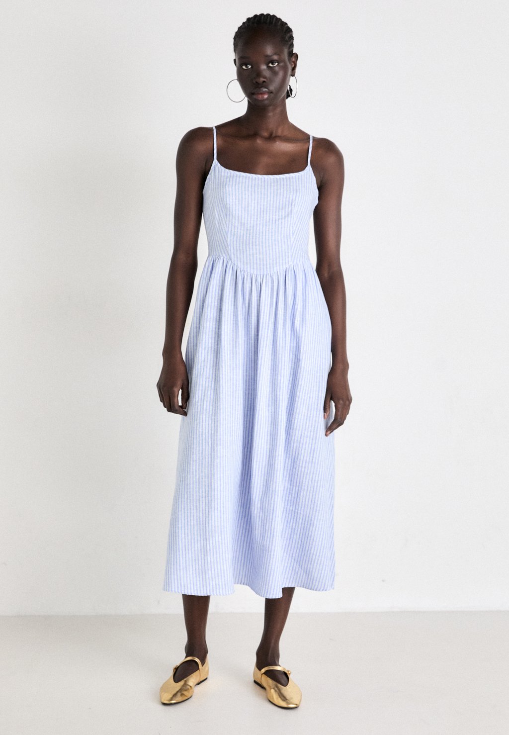 

Повседневное платье DROP WAIST MIDI GAP, Light Blue