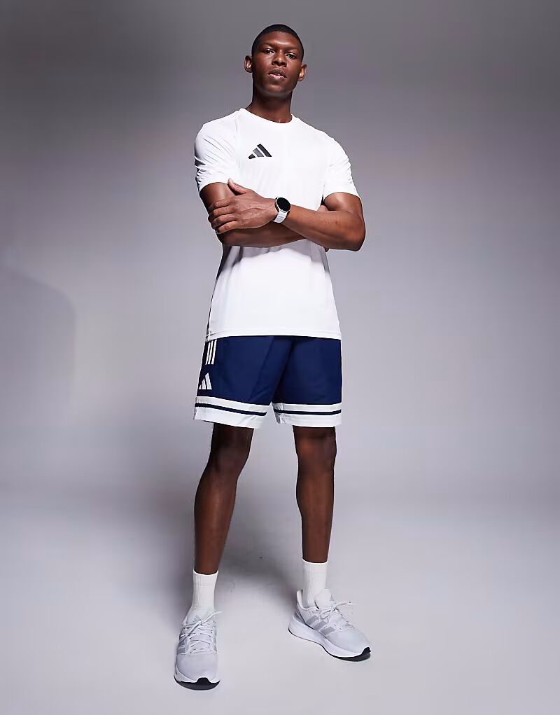 Шорты Adidas Football Squadra темно-синего цвета Adidas Performance — фото 2