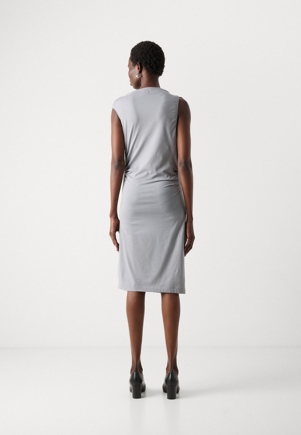 Платье из джерси ENILA - Shift dress BOSS, бирюзовый — фото 4