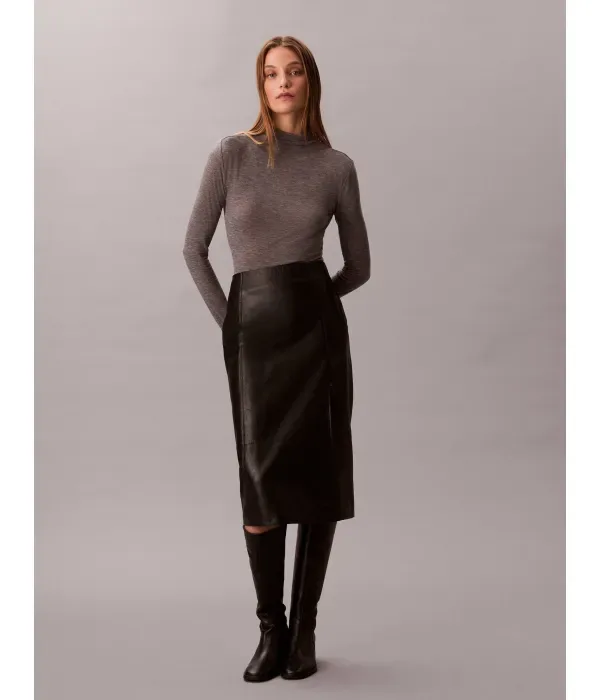 Полуводолазка slim fit Calvin Klein, серый — фото 2