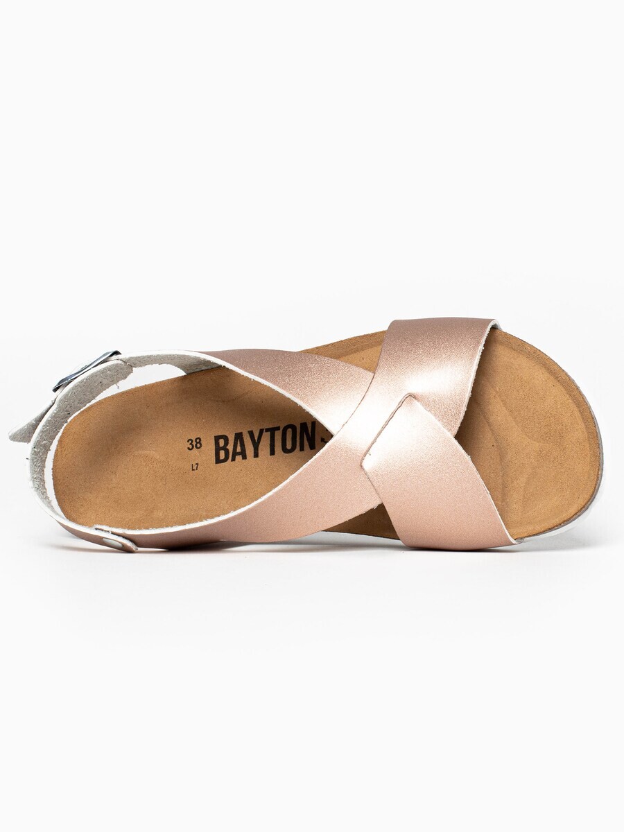 Босоножки на высоком каблуке Bayton Sandals Salamanque, цвет rose gold — фото 4