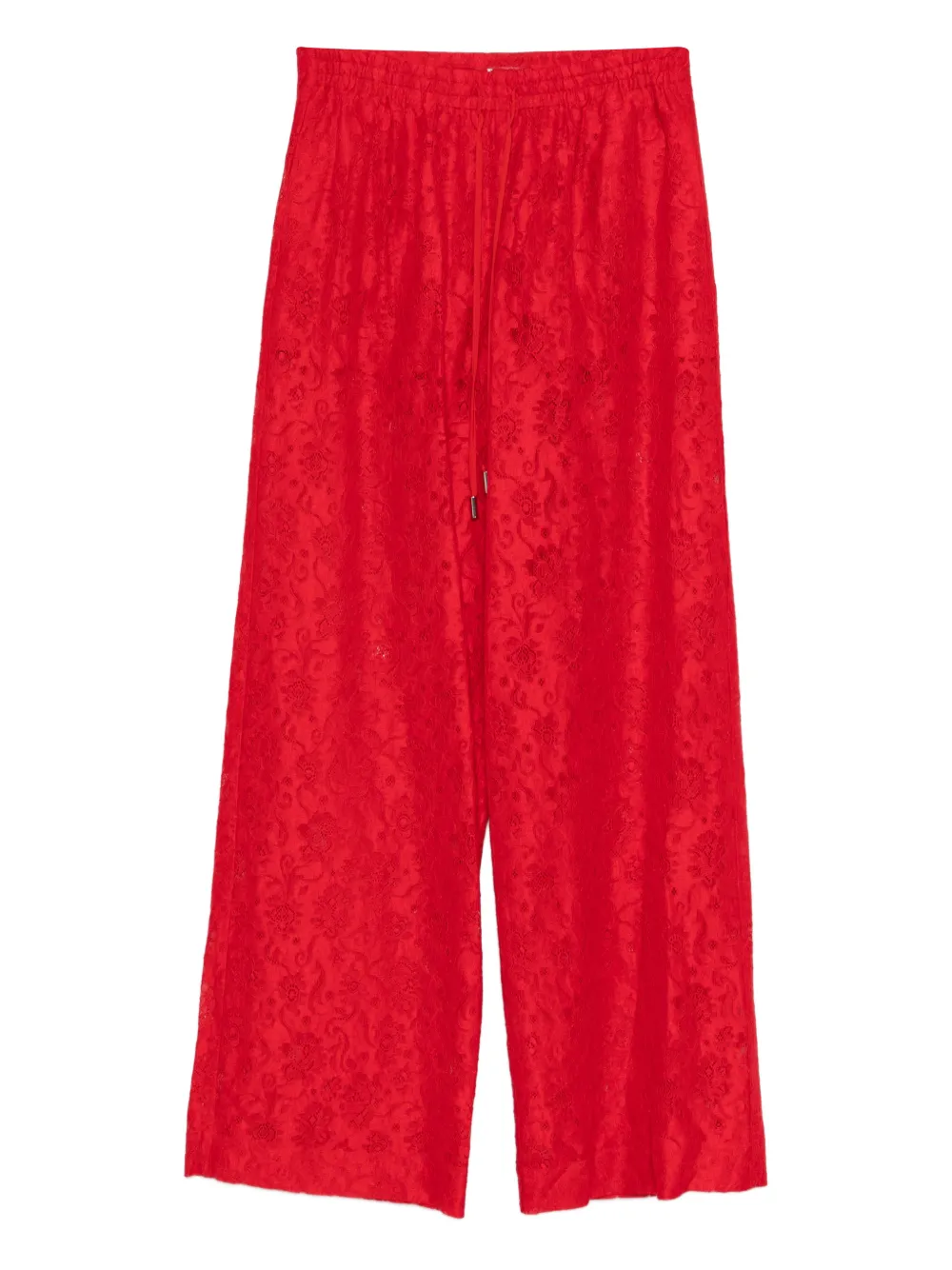 

Брюки с цветочным принтом Ermanno Scervino, красный