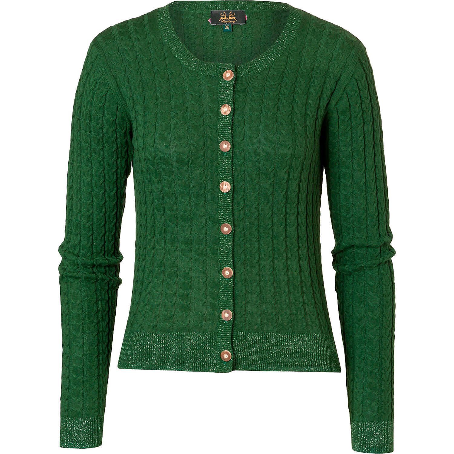 

Толстовка Wiesnkönig Strickjacke Zora, зеленый