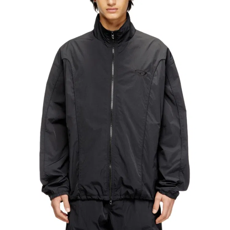 Куртка J-Five-Wrd-Akad Crinkled DIESEL, Black — фото 4
