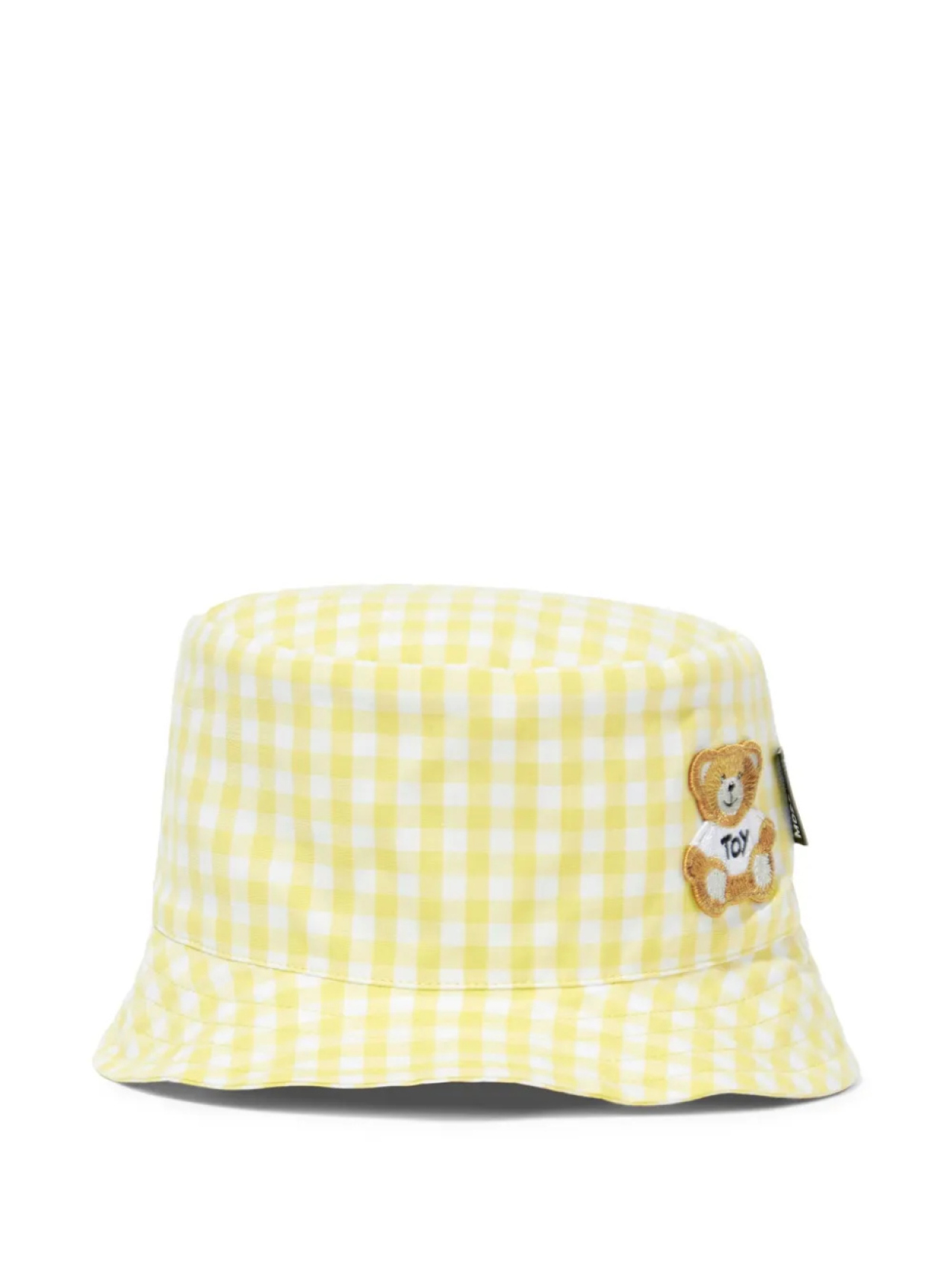 

Панама с мотивом медведя Moschino Kids, желтый