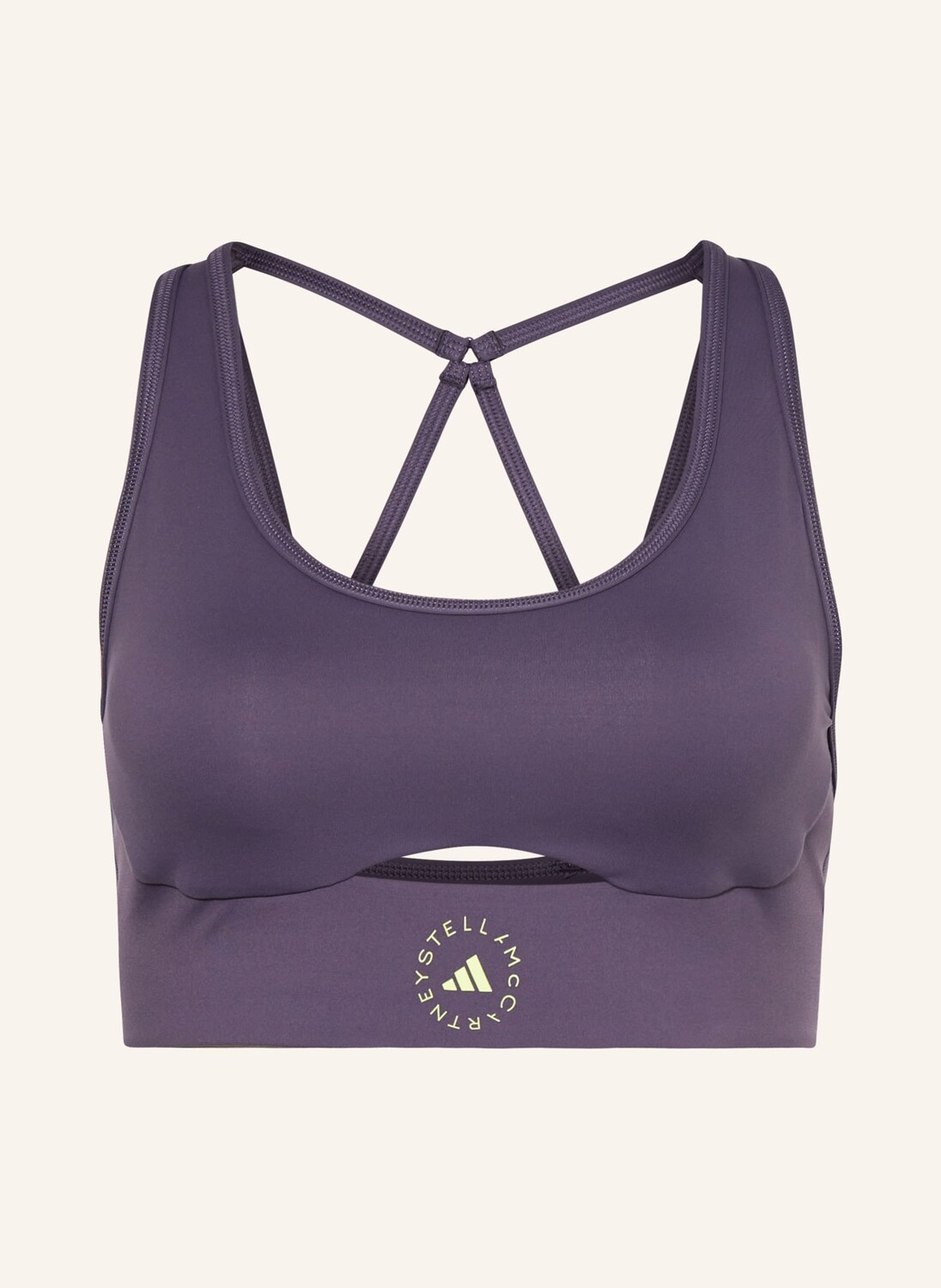 

Спортивный бюстгальтер adidas by stella mccartney true strength yoga adidas by Stella McCartney, темно-фиолетовый