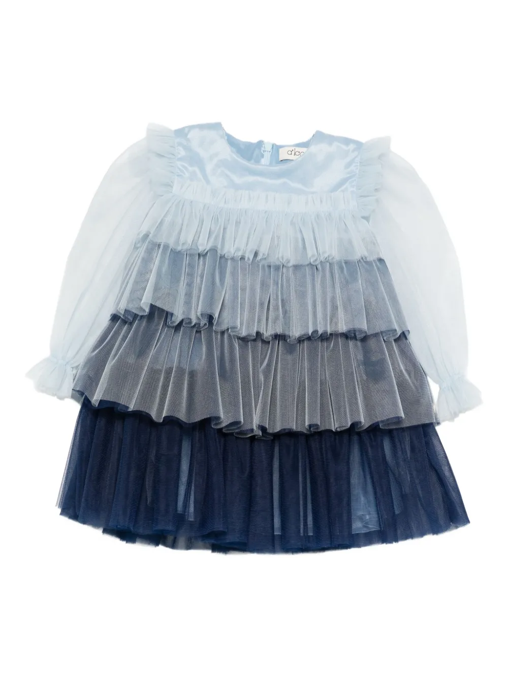 

Платье с эффектом омбре и многослойным кроем Alapage, коричневый