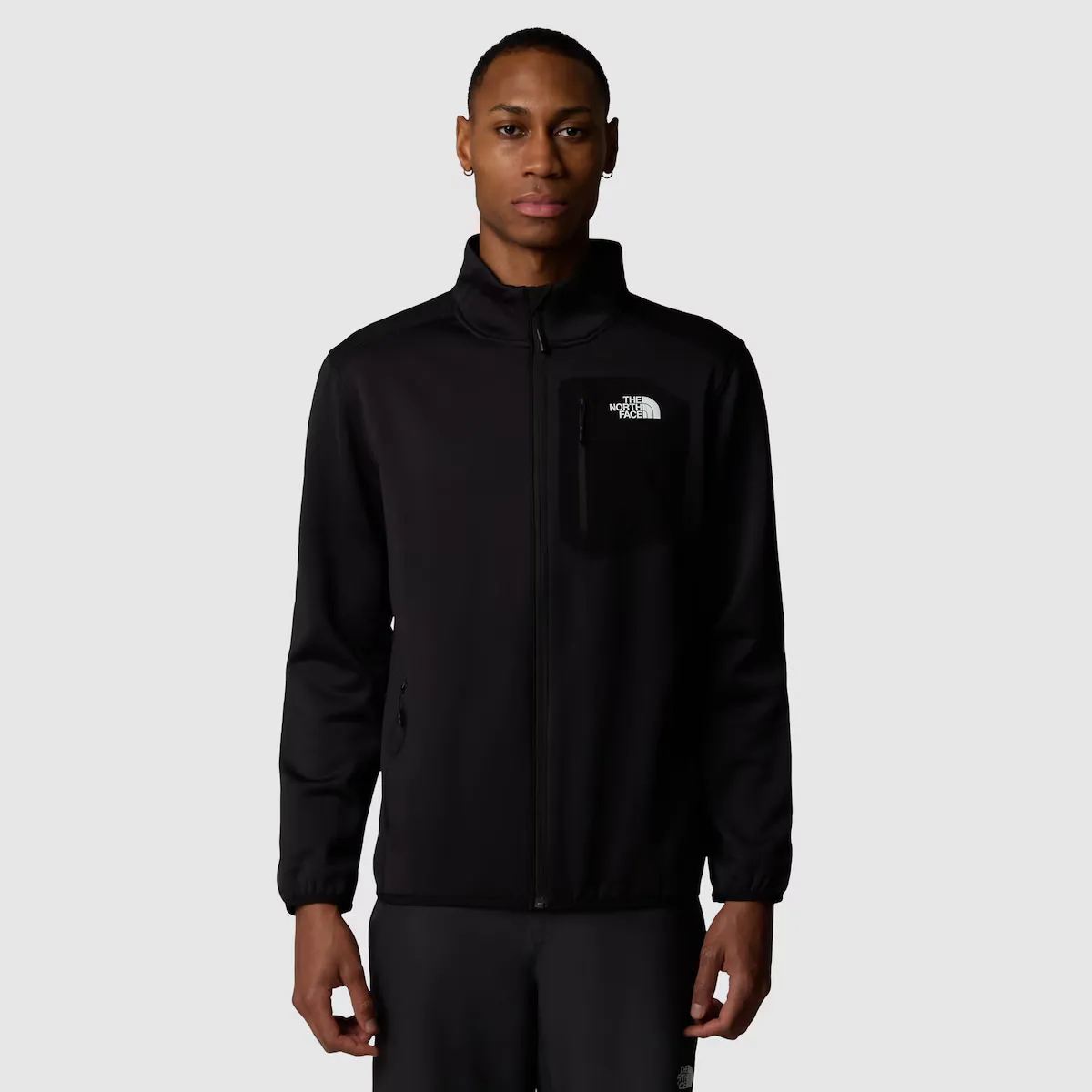 

Мужская флисовая кофта The North Face Crest, чёрный