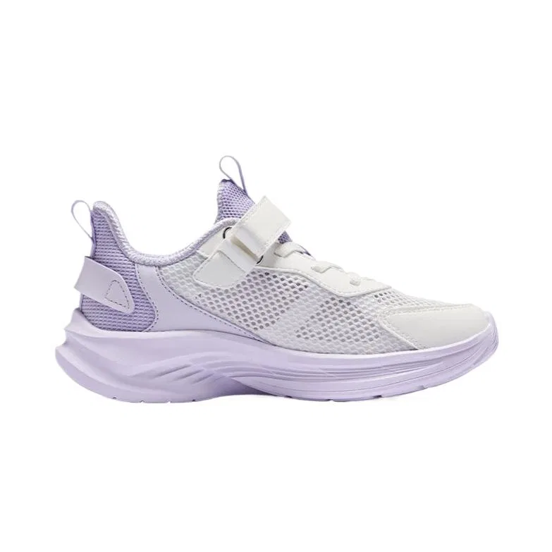 Кроссовки детские низкие Fabric Running Shoes Aromatherapy Purple Kids' ERKE KIDS, Microcrystal White Aromatherapy Purple — фото 2