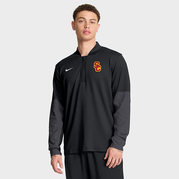 

Мужская черная толстовка usc trojans one goal performance с полумолнией Nike, Черный, Мужская черная толстовка usc trojans one goal performance с полумолнией Nike