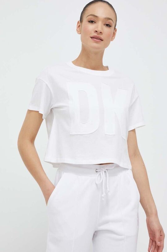 

Хлопковая футболка Dkny, белый