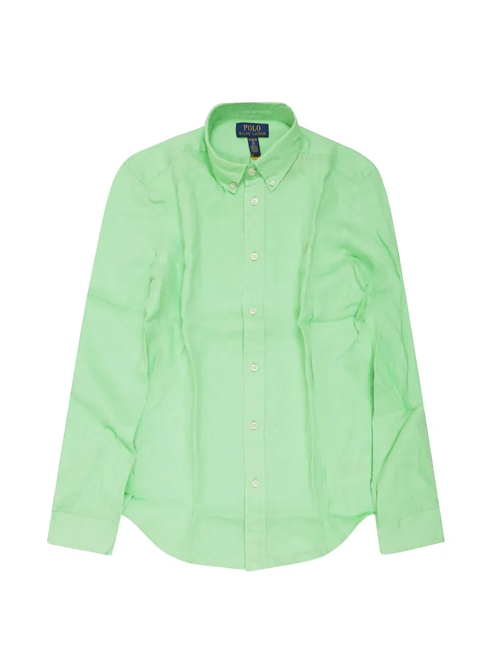 Рубашка с длинными рукавами на пуговицах Polo Ralph Lauren Kids, зеленый