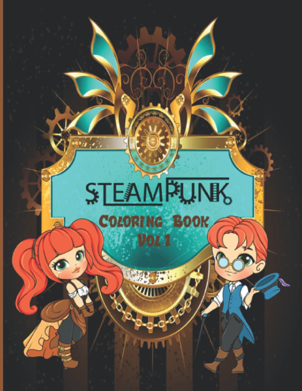 

Steampunk Coloring Book Vol 1: Cute Steampunk Chibis Coloring book (Independently published)