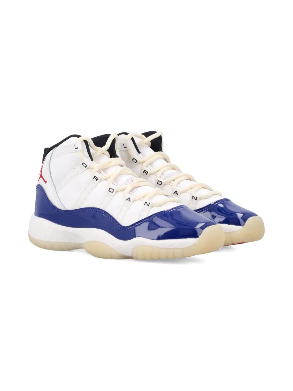 

Кожаные кроссовки Air Jordan 11 Retro Nike Kids, белый