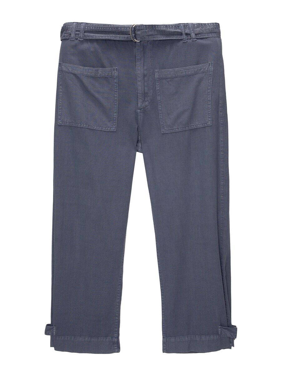 

Тканевые брюки Pull&Bear Regular Pants, пыльно-голубой