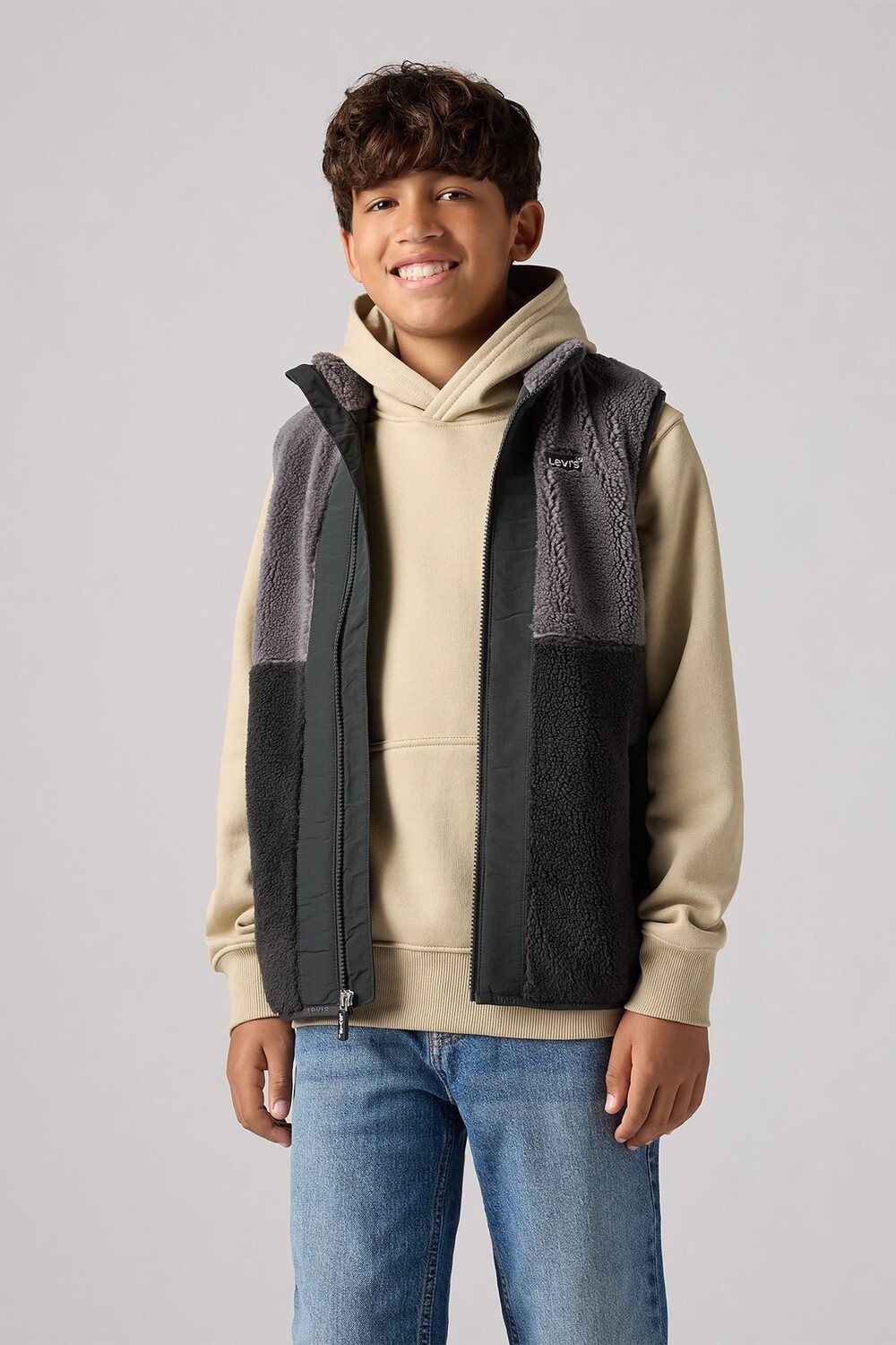 

Жилет с логотипом Sherpa borg Levi'S, черный