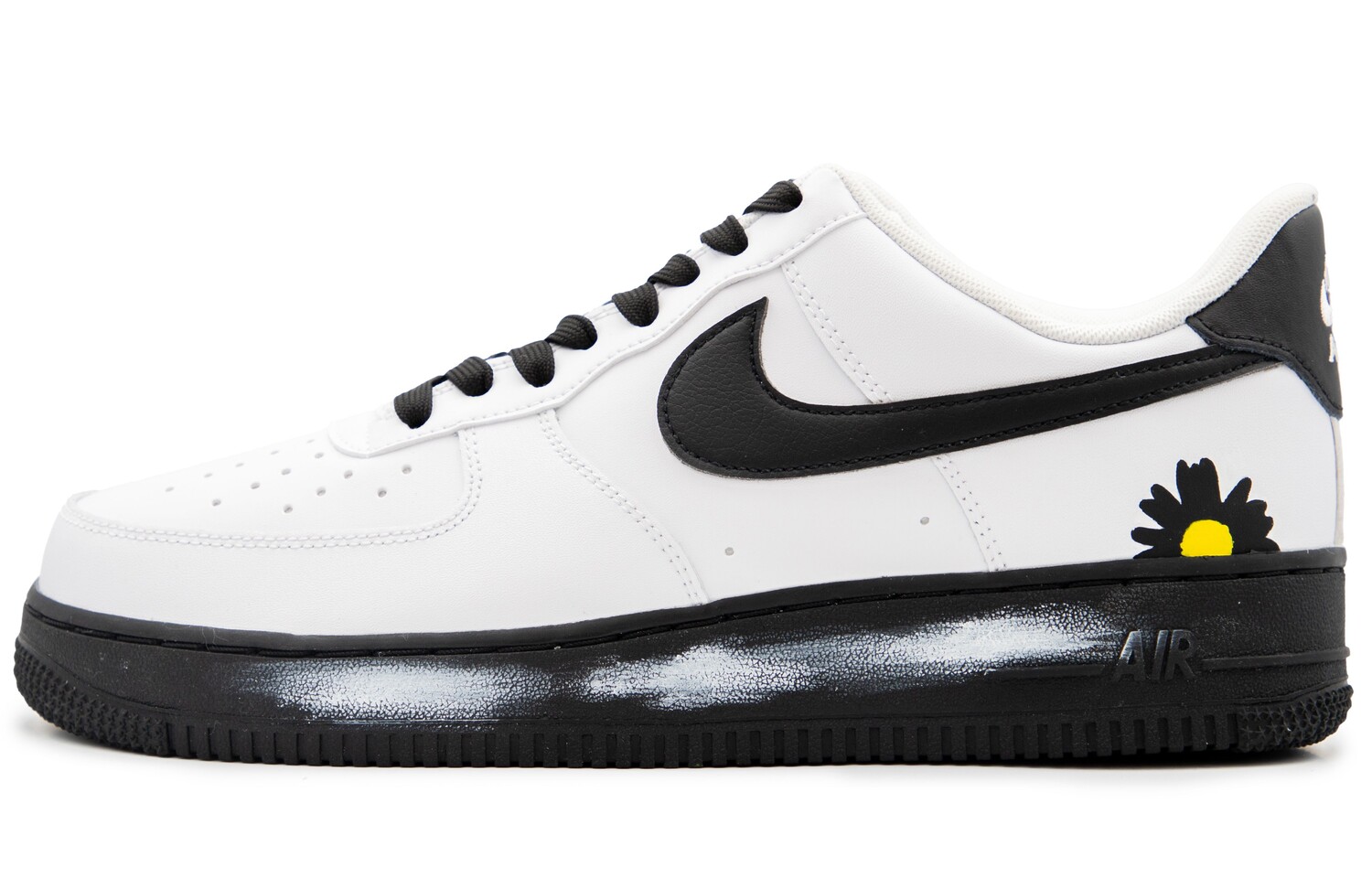 

Кроссовки Air Force 1 для скейтбординга мужские низкие черный/белый Nike
