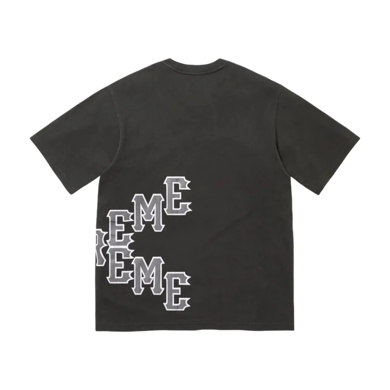 Футболка Supreme SS26 Cracked Spellout S/S 'Black' — фото 2