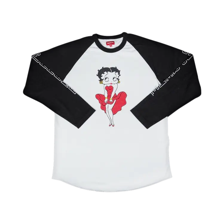 

Топ Supreme Betty Boop Raglan, Black