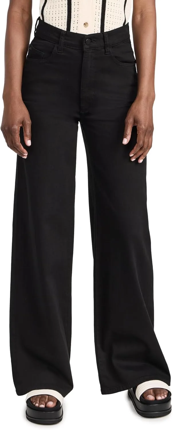 

DL1961 Женские джинсы Hepburn Wide Leg: высокая посадка, винтажный стиль