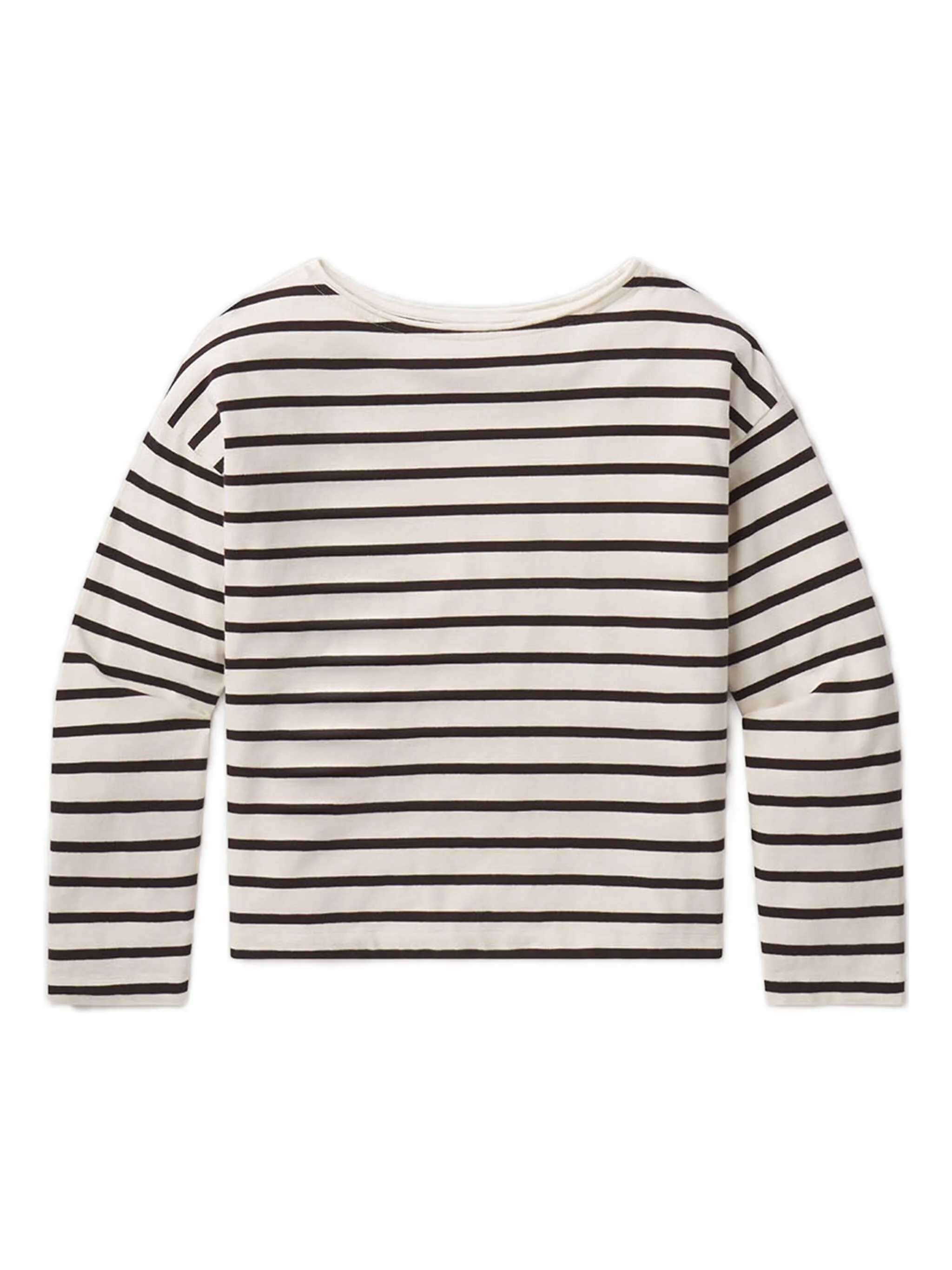 

Футболка в полоску с вырезом-лодочкой Citizens Of Humanity, белый