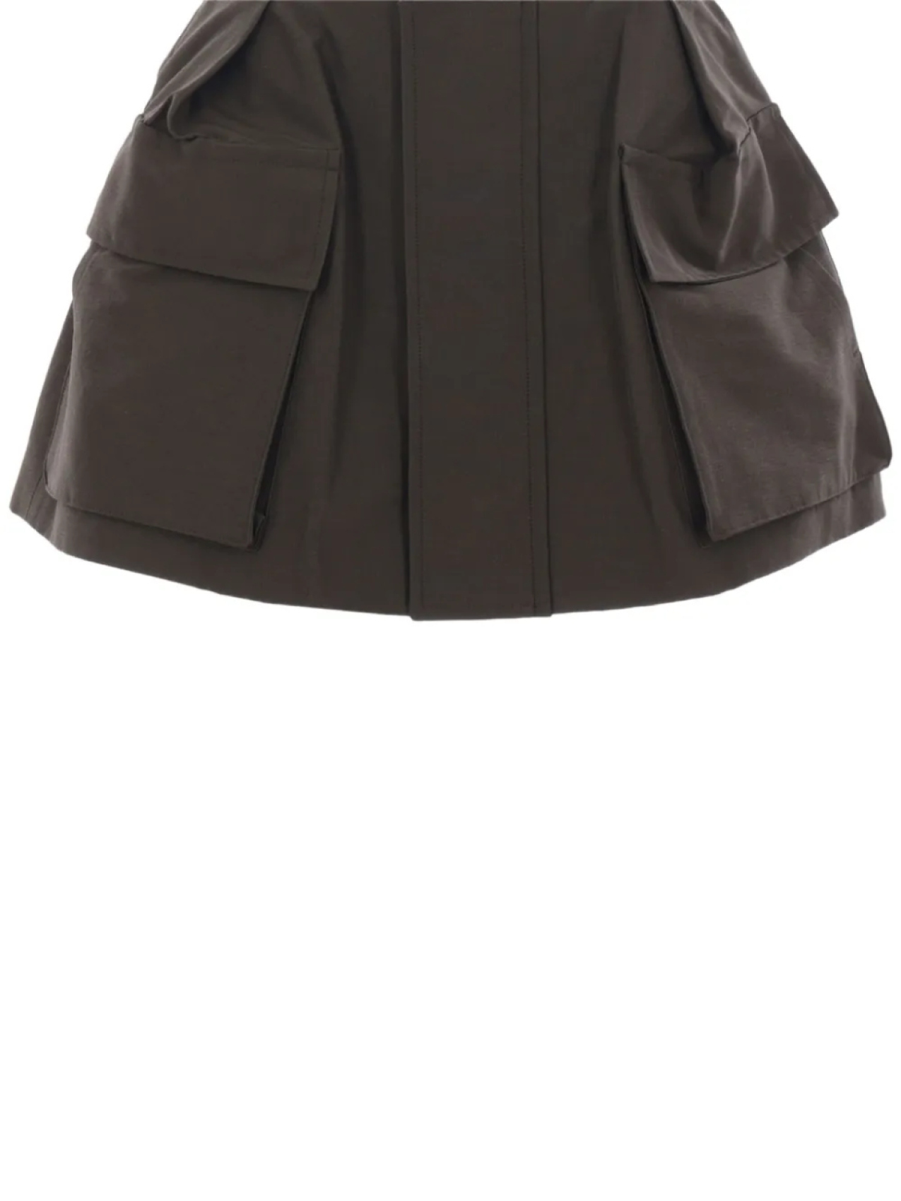 

Sacai Grosgrain юбка-шорты, коричневый
