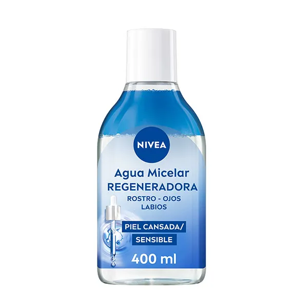 

С сывороткой для лица, глаз и губ Agua Micelar Regeneradora Nivea, 400 ml