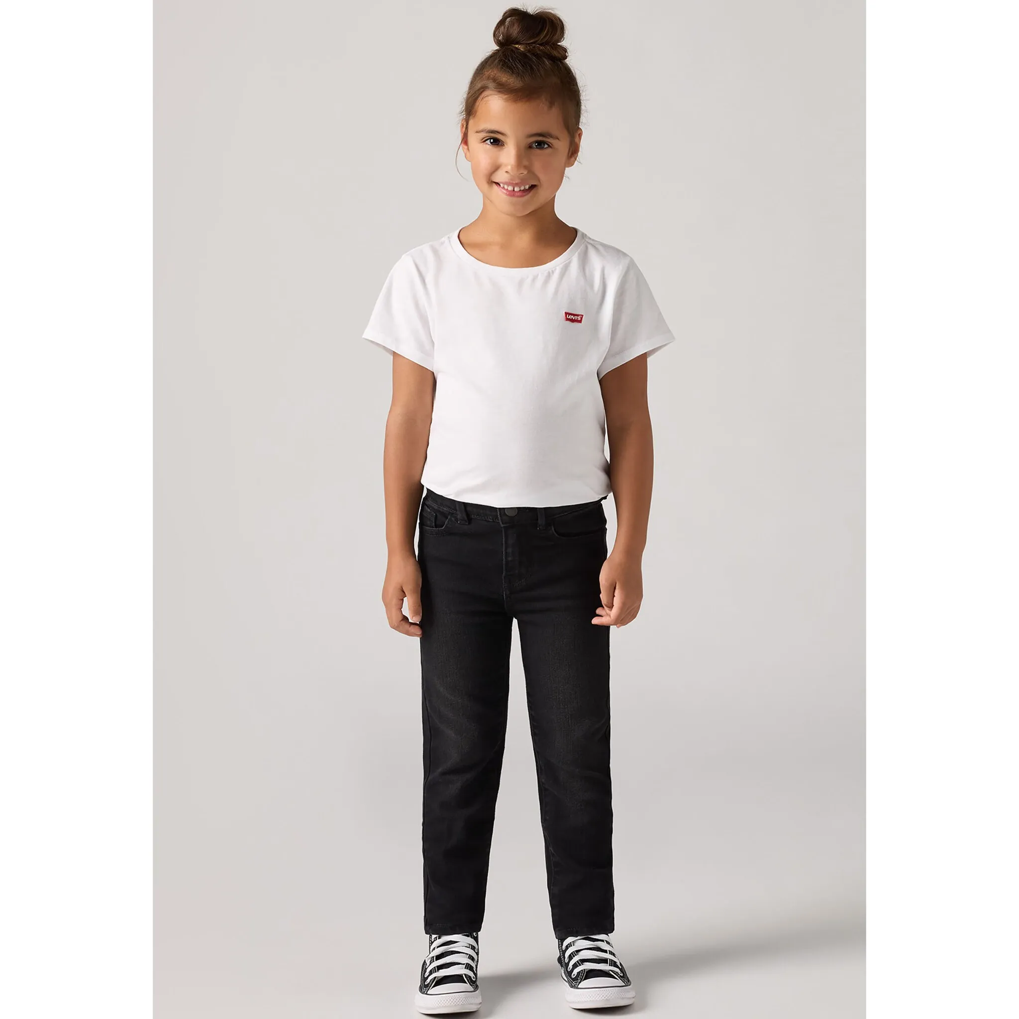 

Детские эластичные джинсы Levi's "710 SUPER SKINNY FIT JEANS", для ДЕВОЧЕК Levi'S Kids, цвет Aj (Black)