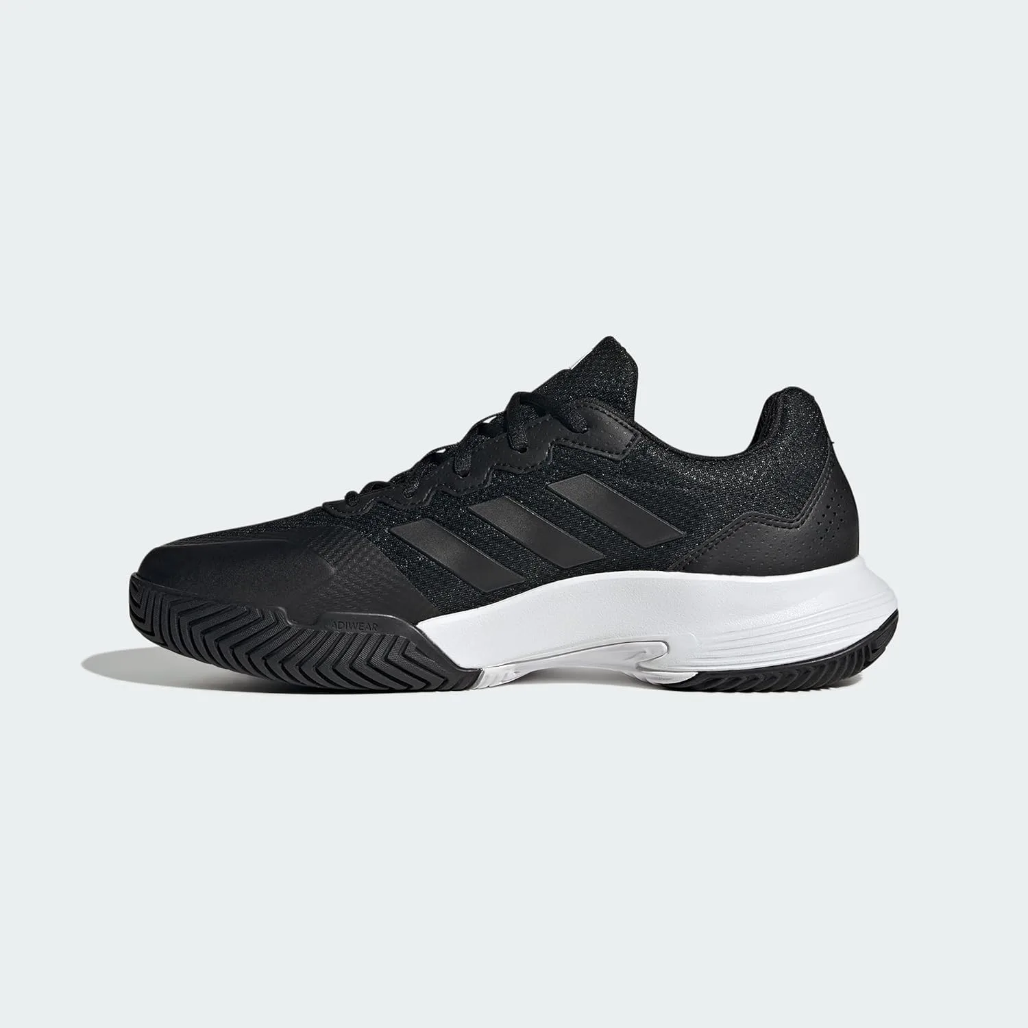 Мужские теннисные кроссовки Adidas Gamecourt 2.0, черный/серый — фото 2