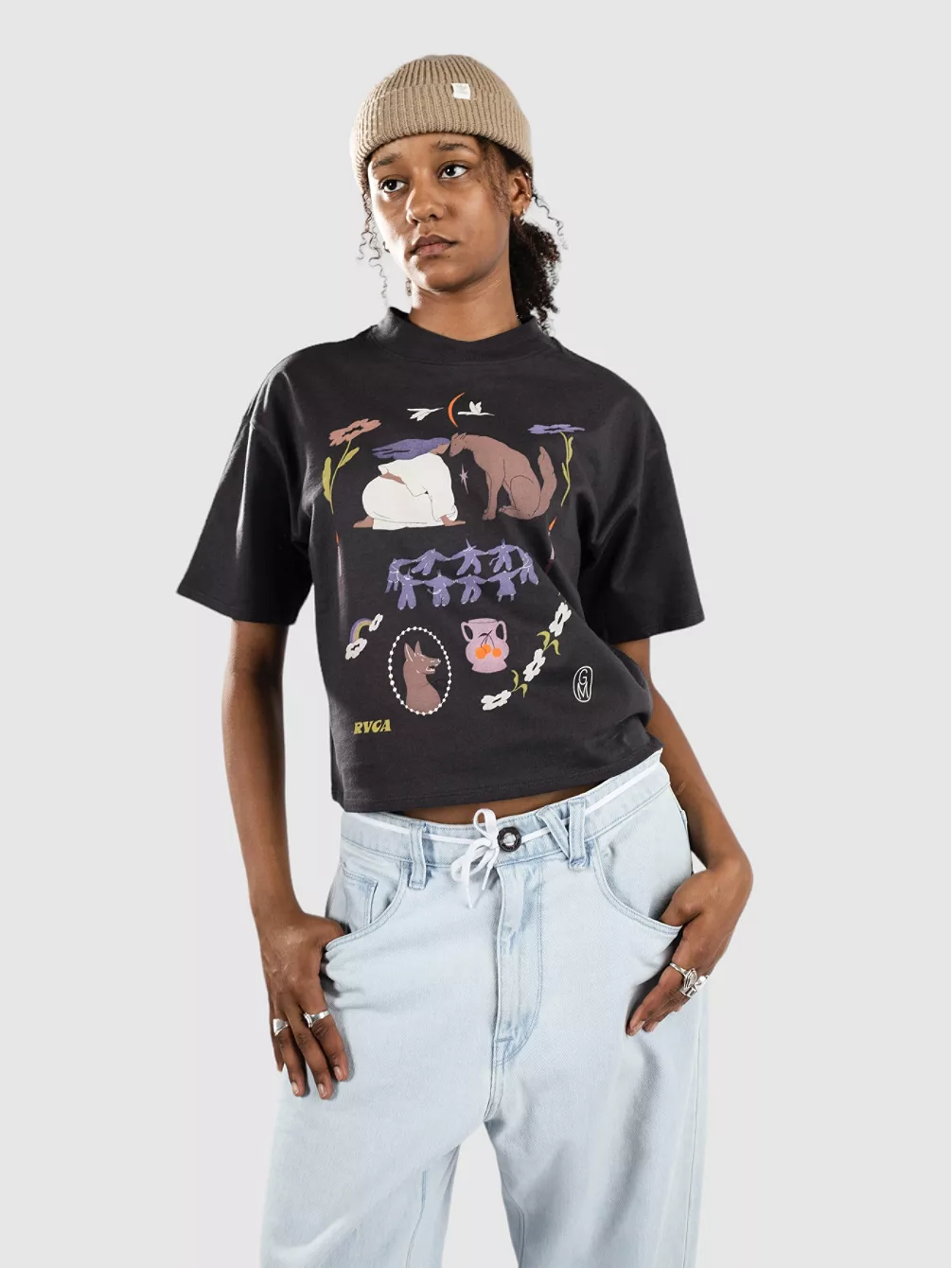 

Футболка Габриэль Монсо Кинни Rvca, черный