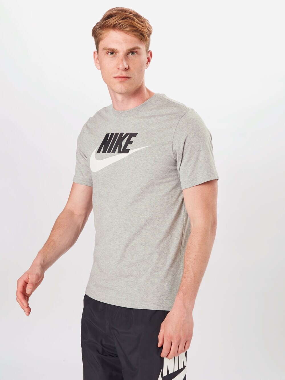 Футболка стандартного кроя Nike Sportswear Icon Futura, пестрый серый — фото 2