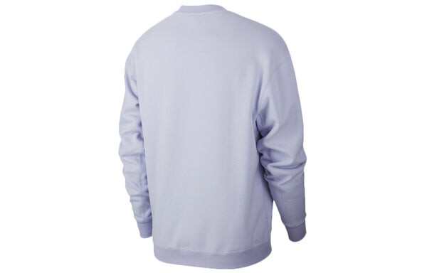 Толстовка Nike Sportswear JDI Fleece Crew Casual Sports Round Neck Purple Light purple, фиолетовый — фото 2