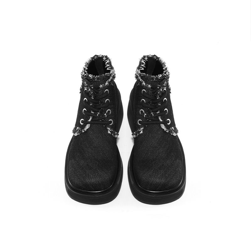 Мужские повседневные ботинки Unisex Black Kami Anger — фото 3