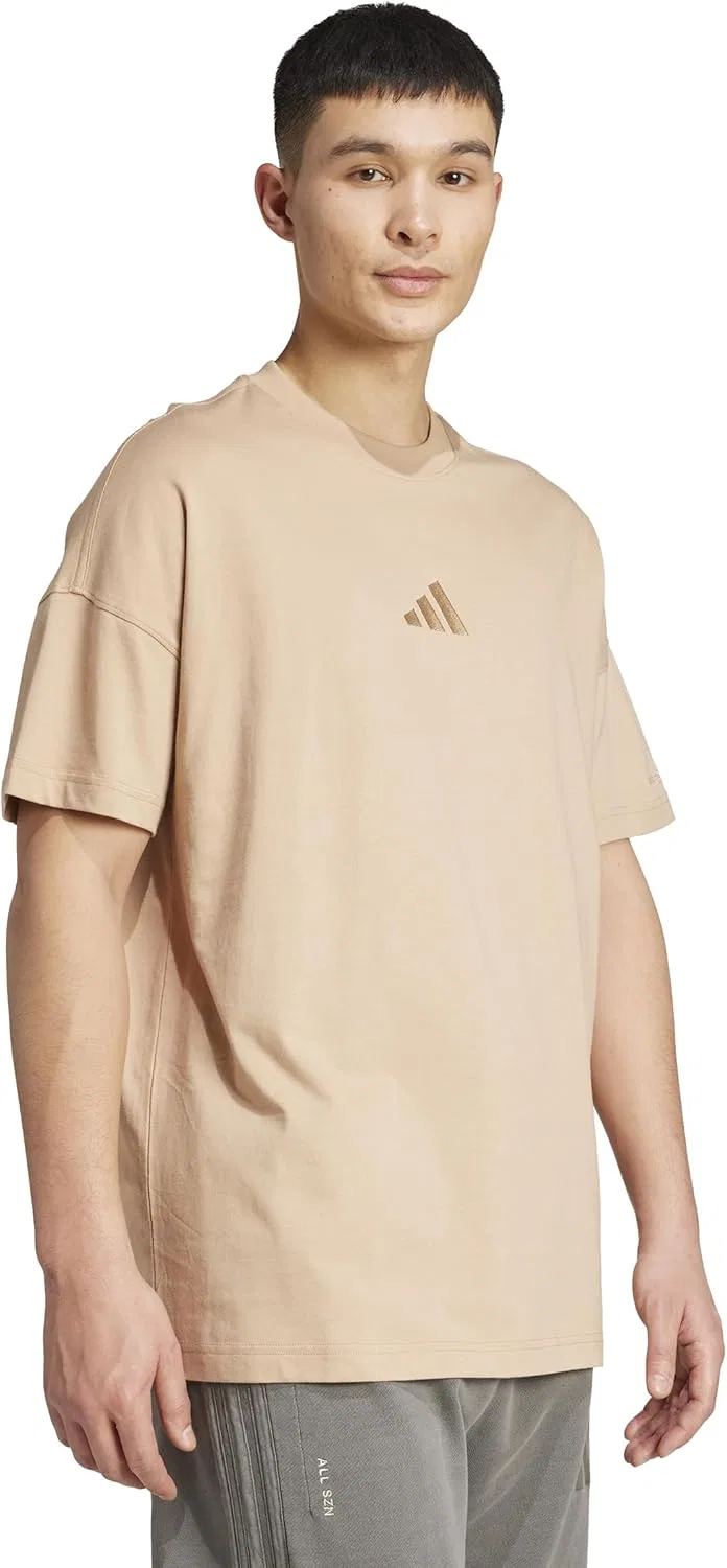 Футболка свободного кроя adidas, цвет Warm Sandstone — фото 2