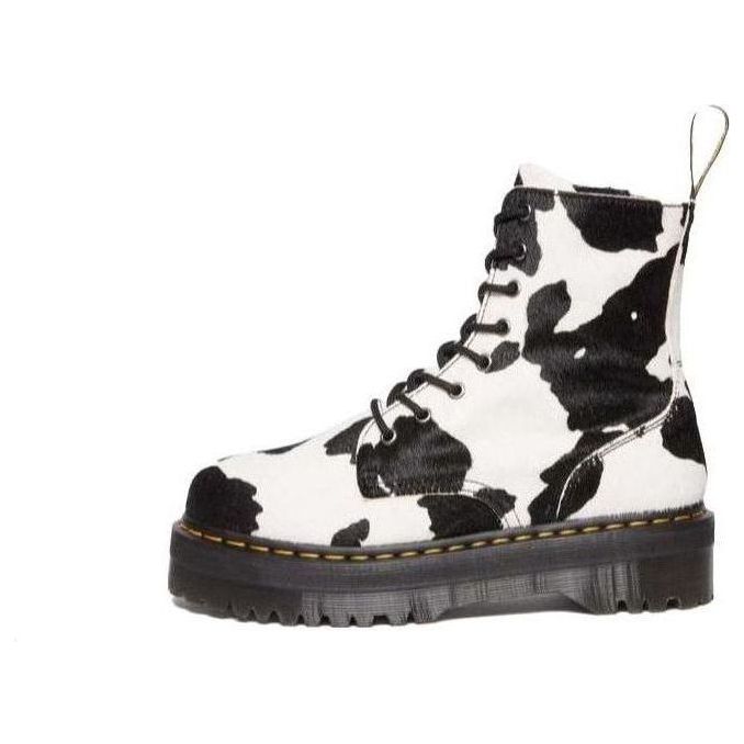 

Ботинки Dr. Martens Jadon Boot Hair-On Platforms Boots 'Cow Print' 31094934, белый