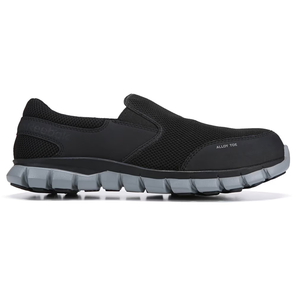 

Рабочие ботинки с амортизацией Sublite и защитным алюминиевым носком Reebok Work, black mesh
