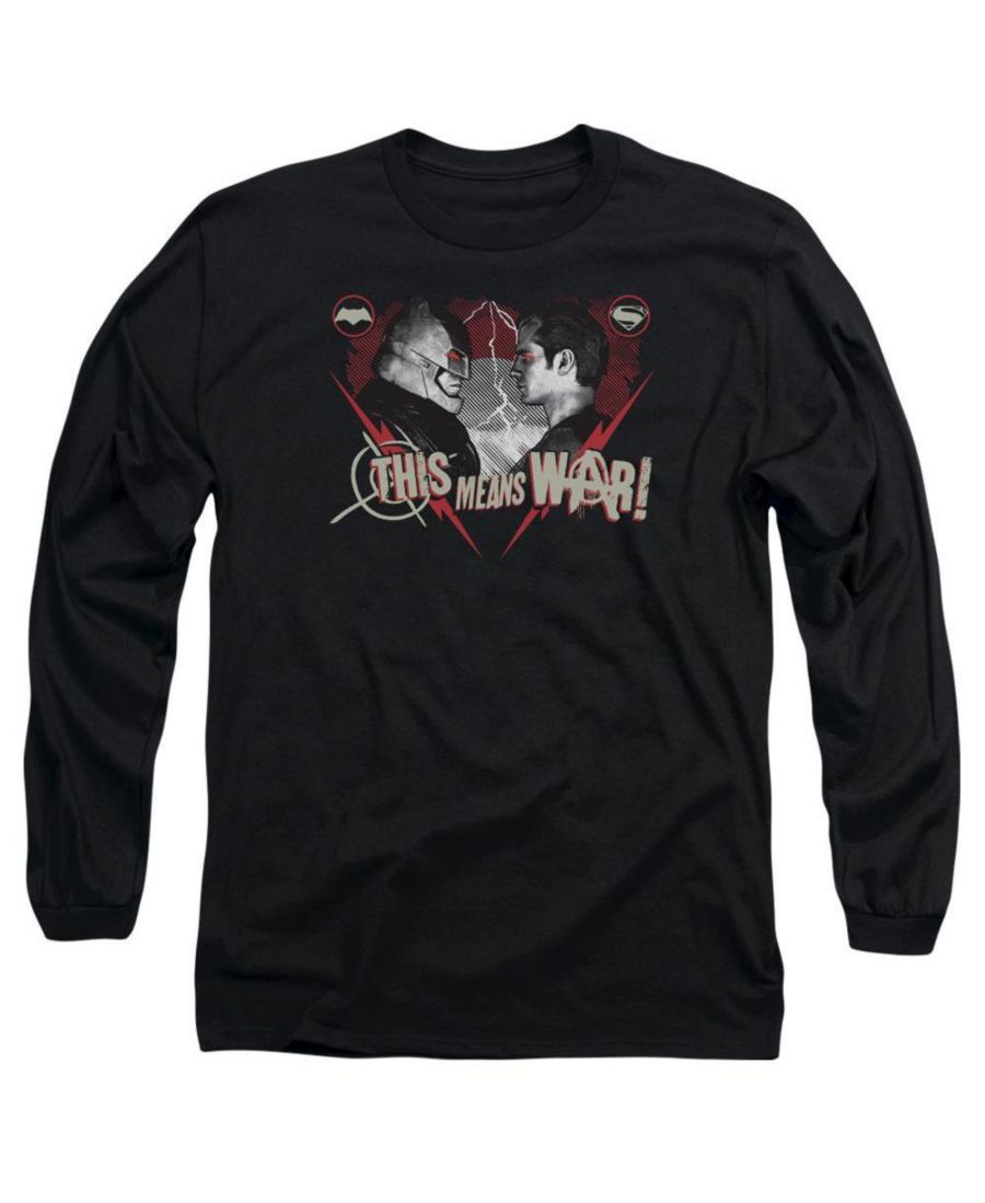 

Мужская футболка с длинным рукавом "This Means War" / Футболка для взрослых Batman V Superman, Black, Черный, Мужская футболка с длинным рукавом "This Means War" / Футболка для взрослых Batman V Superman, Black