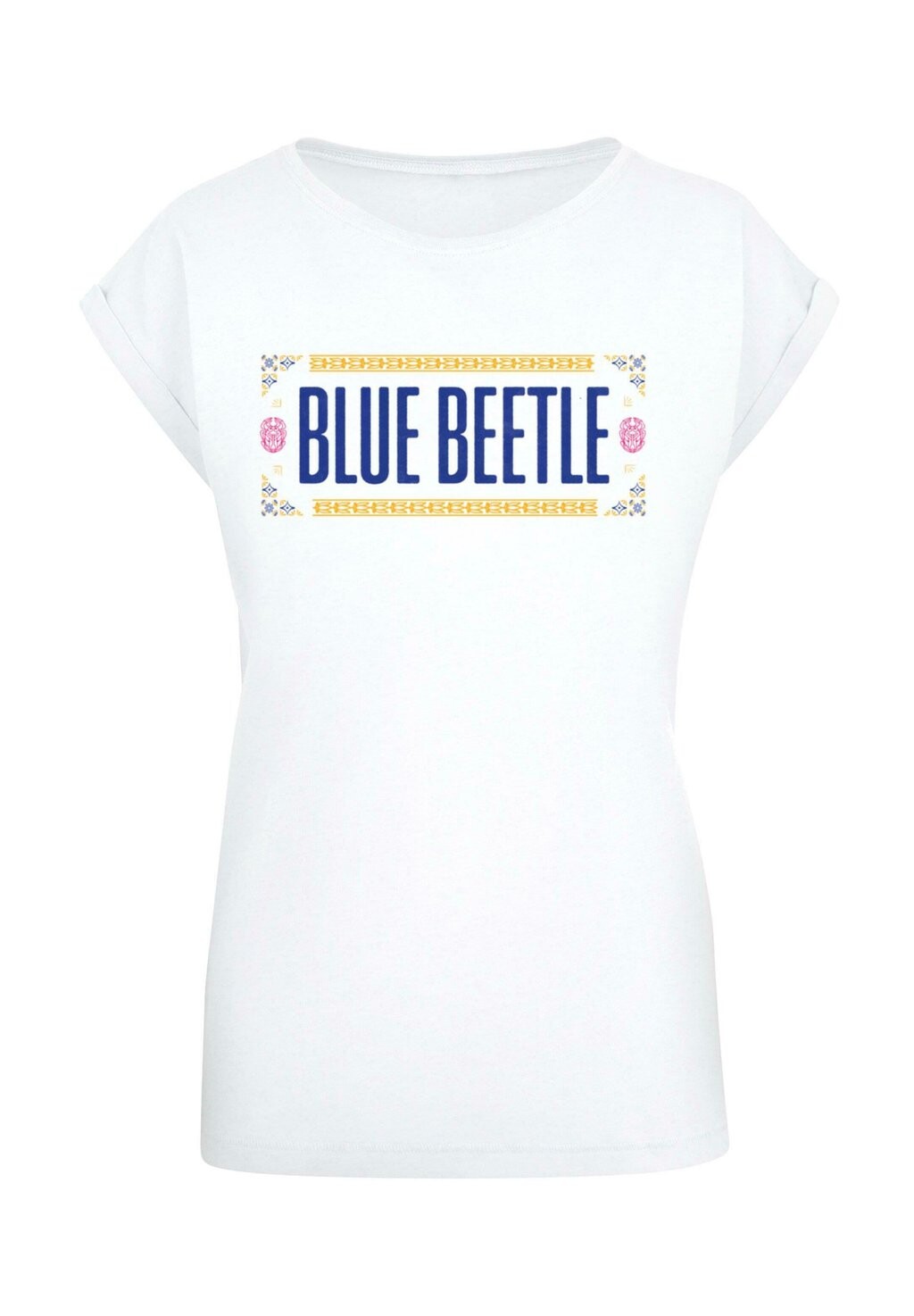 

Футболка с принтом BLUE BEETLE LOGO ABSOLUTE CULT, белый