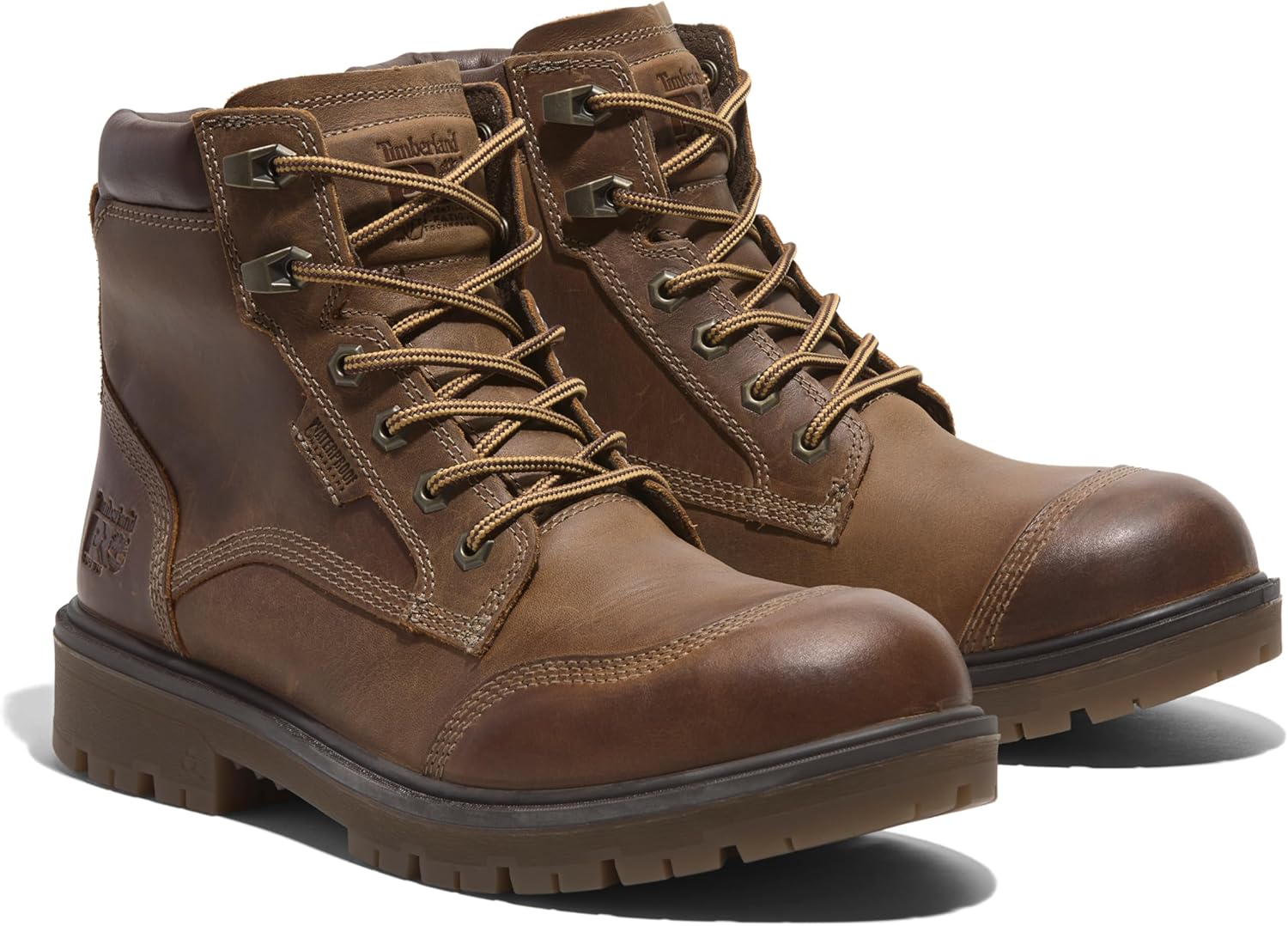 Timberland PRO мужские рабочие ботинки Whitman 6 Inch Soft Toe Waterproof, Copper Brown — фото 2