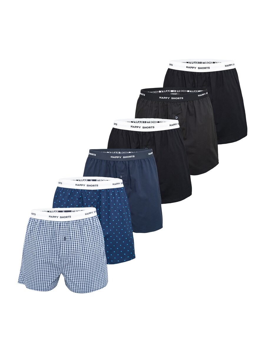 

Боксеры Happy Shorts, цвет Dark blue/Black