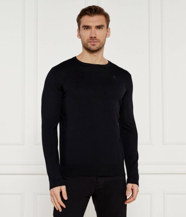 

Шерстяной свитер Regular fit Karl Lagerfeld, черный
