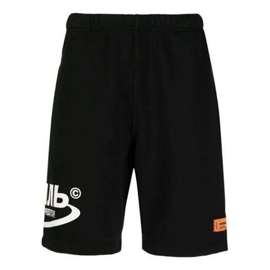 

Шорты ss21 ctnmb logo shorts 'black white' Heron Preston, черный